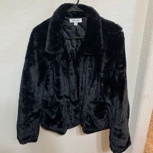 Faux fur jacket